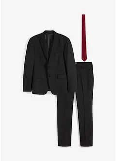 Completo (set 3 pezzi) giacca, pantaloni, cravatta, regular fit, bonprix