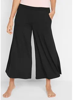 Pantaloni culotte loungewear con gambe larghe, bonprix