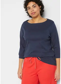 Maglia a maniche lunghe in puro cotone biologico, bonprix