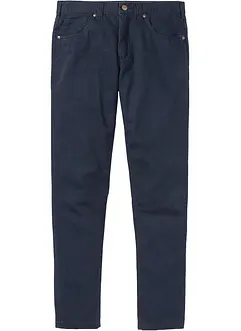 Pantaloni regular fit in twill di puro cotone, straight, bonprix