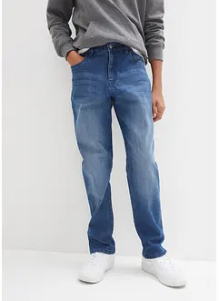 Jeans elasticizzati loose fit, straight, bonprix