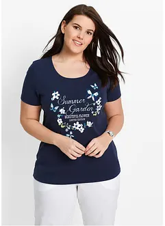 T-shirt in cotone a maniche corte, bonprix