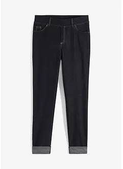 Leggings effetto jeans in misto cotone, bonprix