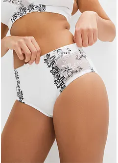 Slip modellante con ricamo delicato (pacco da 2), bonprix