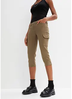 Pantaloni capri stile cargo, bonprix