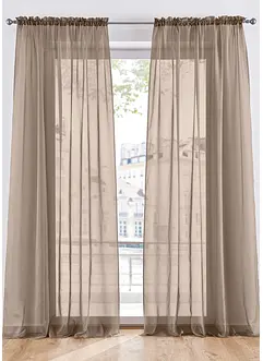 Tende trasparenti in leggero voile (pacco da 2), bonprix