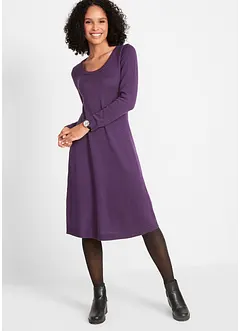 Abito in maglia svasato, bonprix