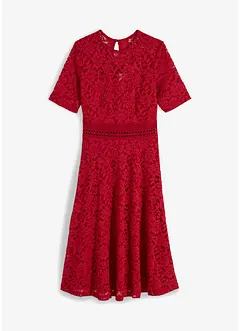 Abito in pizzo con inserto a uncinetto, bonprix