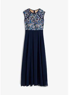 Abito lungo con pizzo, bonprix