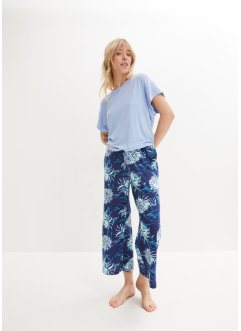 Pantaloni pigiama a culotte con tasche e viscosa, bpc bonprix collection