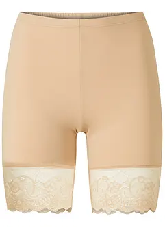 Pantaloncini anti sfregamento in poliammide rinfrescante con gambe in pizzo, bonprix