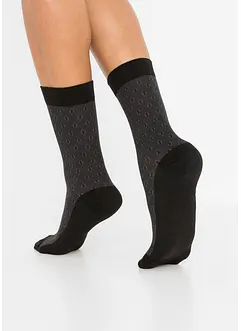 Calzini con bordo morbido (pacco da 5 paia) con cotone biologico, bonprix