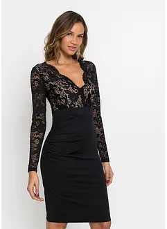 Abito con pizzo, bonprix