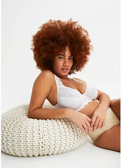 Reggiseno con ferretto e pizzo delicato (pacco da 2), bonprix