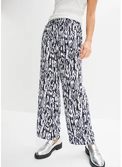 Pantaloni con elastico in vita in viscosa fluente, bonprix