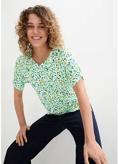 Maglia di jersey in misto lino e viscosa, bonprix