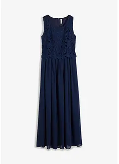 Abito lungo con pizzo, bonprix