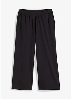 Pantaloni pigiama culotte con tasche in cotone biologico, bonprix