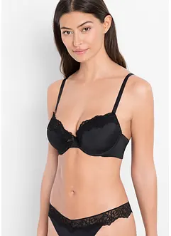 Reggiseno con coppe preformate e poliammide riciclata (pacco da 3), bonprix