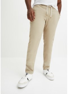 Pantaloni elasticizzati con elastico in vita slim fit, straight, bpc bonprix collection