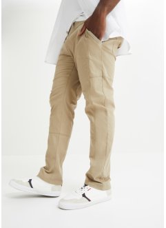 Pantaloni elasticizzati con elastico in vita regular fit, straight, bpc bonprix collection