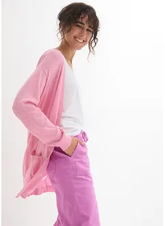 Cardigan in filato fine di cotone, bonprix