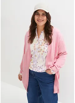 Cardigan in filato fine di cotone, bonprix