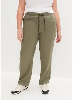 Pantaloni cargo leggeri con coulisse, bonprix