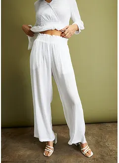 Pantaloni palazzo in viscosa, bonprix