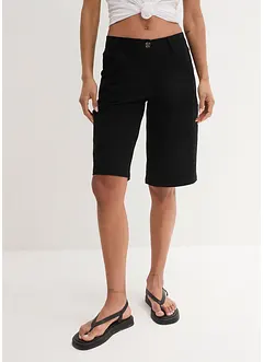 Bermuda al ginocchio in cotone con dettagli utility, bonprix