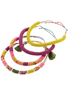 Bracciali (set 4 pezzi), bonprix