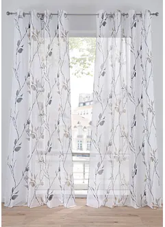 Tenda trasparente con poliestere riciclato (pacco da 1), bonprix