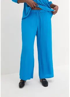 Pantaloni a palazzo in pura viscosa, bonprix