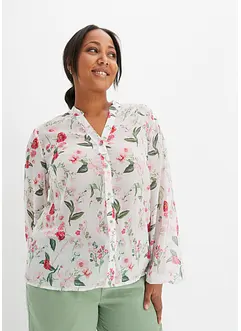 Camicetta in chiffon con maniche larghe, bonprix