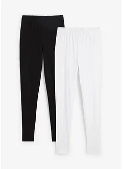 Leggings con puro cotone biologico (pacco da 2), bonprix