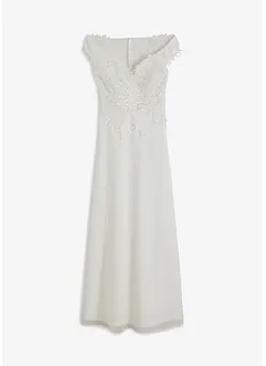 Abito da sposa con spalle scoperte e pizzo, bonprix