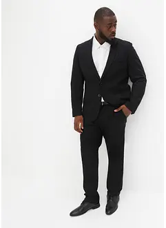 Completo in misto lino (2 pezzi) giacca e pantaloni, slim fit, bonprix