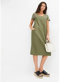 Abito in misto lino leggero, bonprix