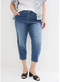 Jeans boyfriend cropped, a vita media, bonprix