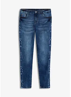 Jeans skinny elasticizzati, vita media, bonprix
