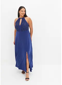 Abito lungo con pizzo, bonprix