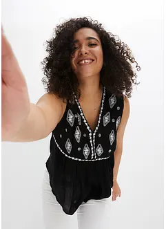 Top in viscosa fluente, bonprix