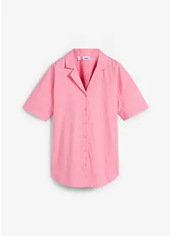 Camicetta casual oversize in misto lino leggero, bonprix