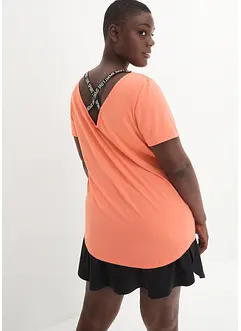 Maglia lunga per sport con scollatura dietro, bonprix