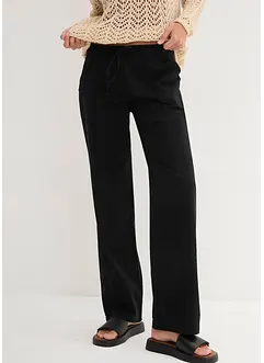 Pantaloni a palazzo in misto lino, bonprix