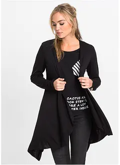 Cardigan in maglia misto viscosa, bonprix