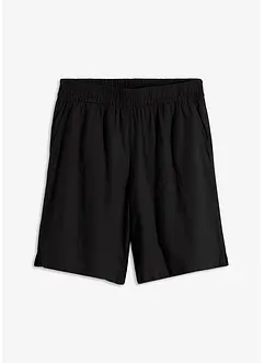 Bermuda in misto lino con elastico in vita, bonprix