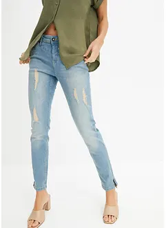 Jeans elasticizzati con cerniere, bonprix