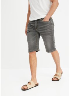 Bermuda in jeans elasticizzati con taglio comfort, regular fit, bonprix