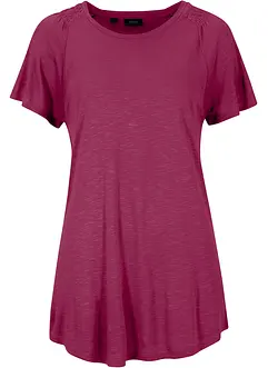 Maglia in filato fiammato con maniche ad aletta, bonprix